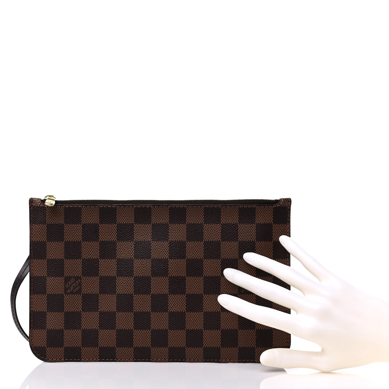 Louis Vuitton Damier Ebene Neverfull MM GM Pochette 2 of 10