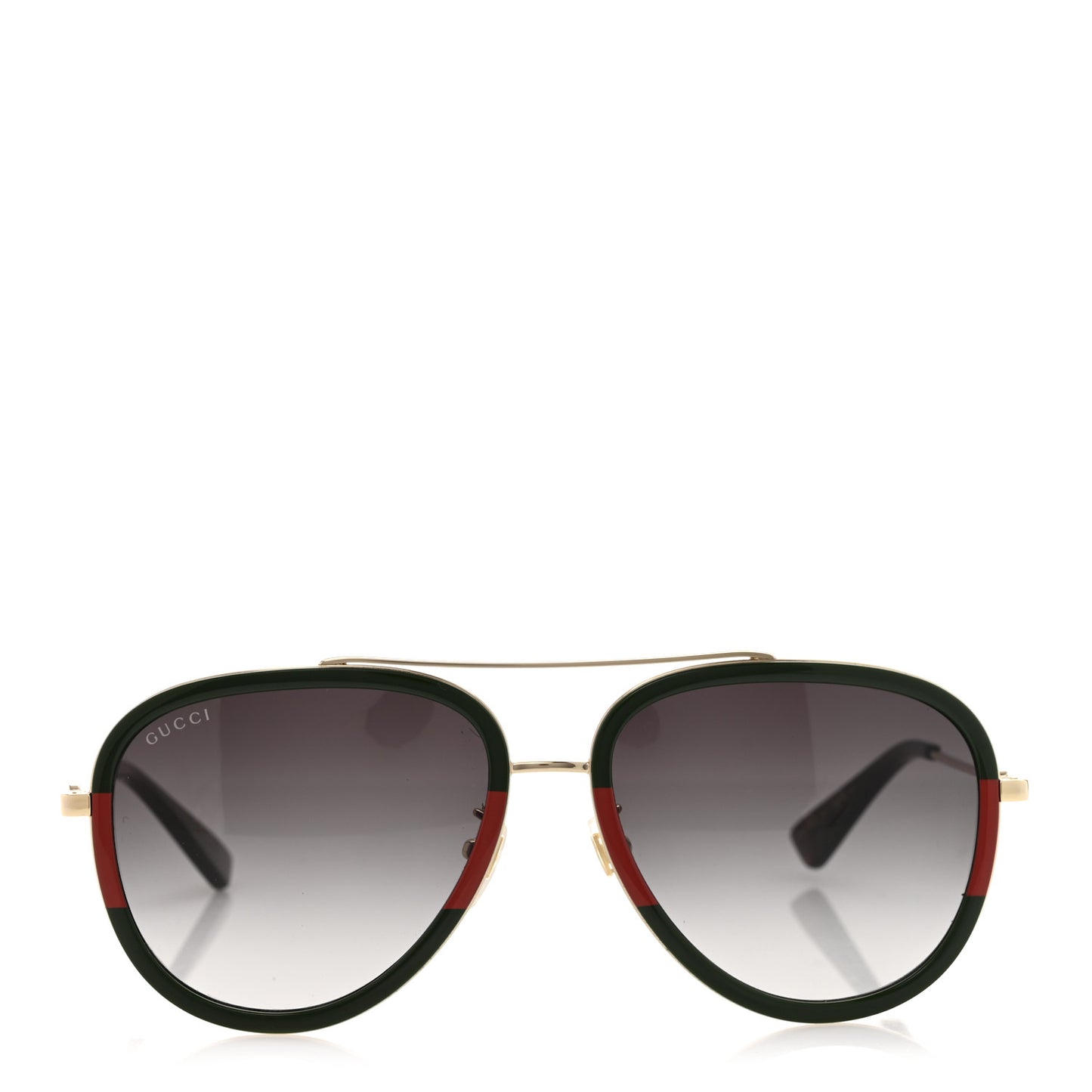 Web Aviator Sunglasses GG0062S Green Red