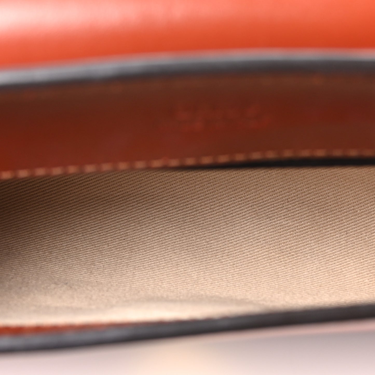 Calfskin Suede C Belt Bag Sepia Brown