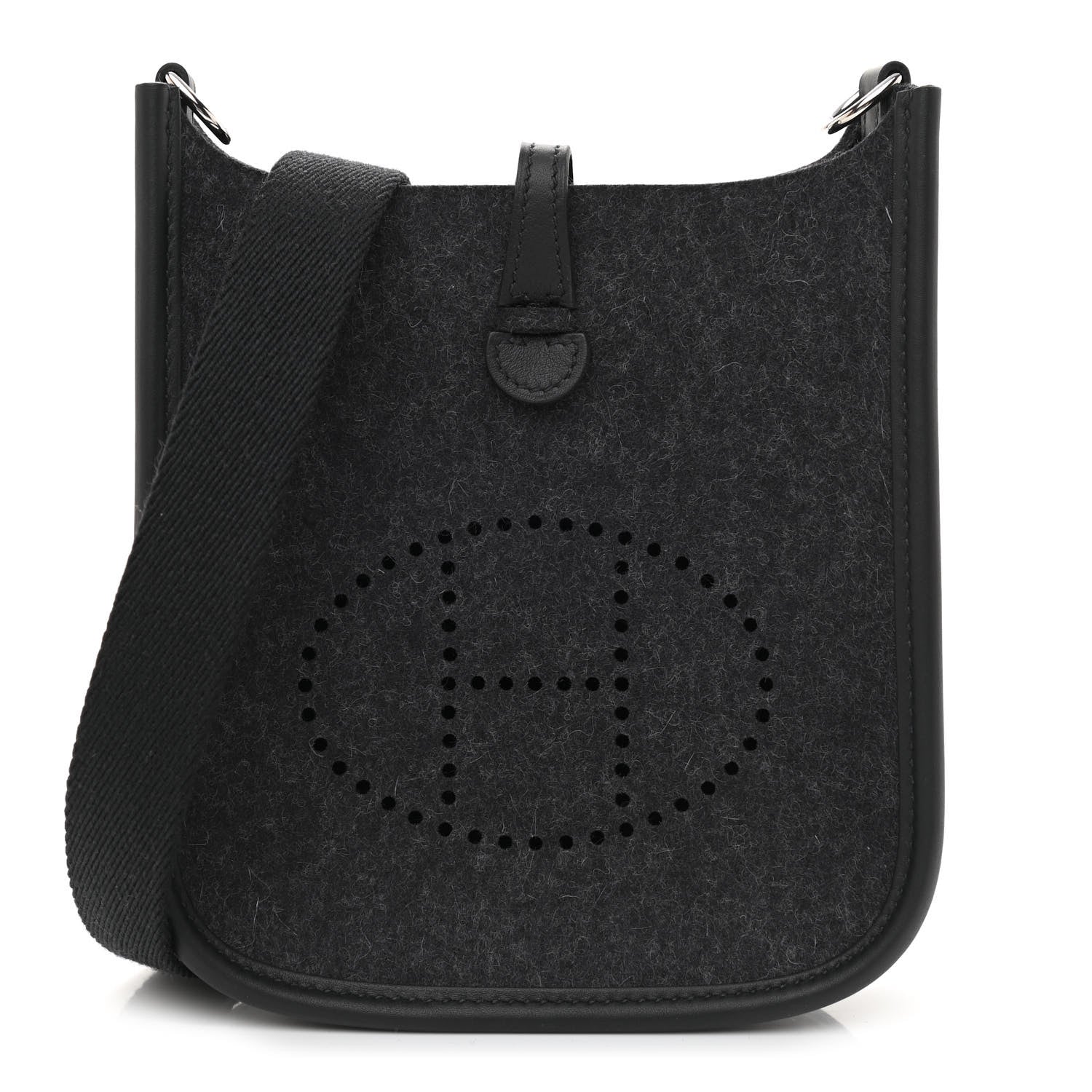 Hermes Swift Sangle Wooly Evelyne TPM Graphite Black 1 of 11