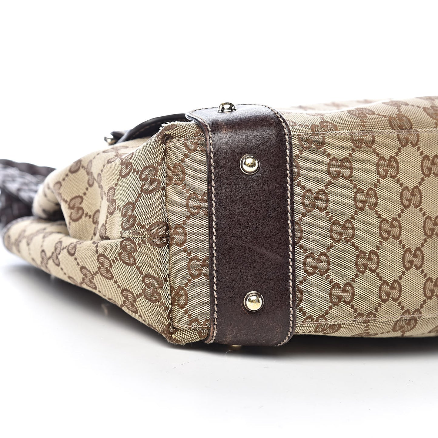 Monogram Small Pelham Shoulder Bag Dark Brown