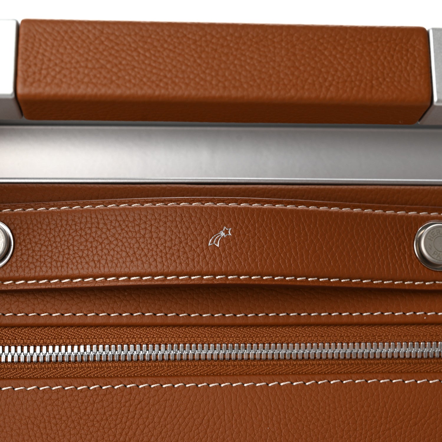 Hermes Taurillon Regate R.M.S. Trolley Case Luggage Gold 5 of 10