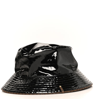 Louis Vuitton Patent Monogram Bob Bucket Hat S Black 4 of 7