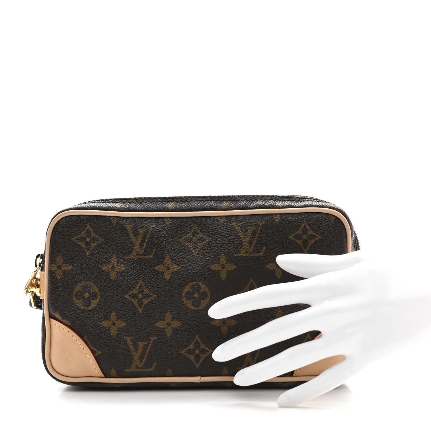 Louis Vuitton Monogram Pochette Marly Dragonne 22 2 of 12