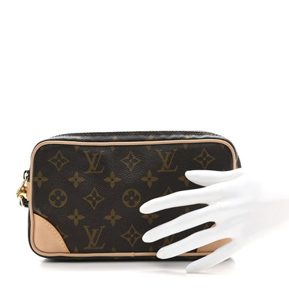 Louis Vuitton Monogram Pochette Marly Dragonne 22 2 of 12