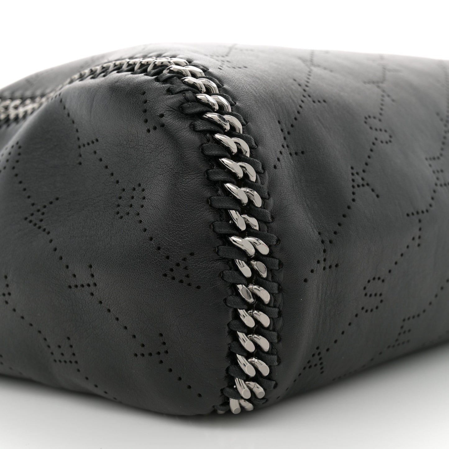 Eco Alter Nappa Perforated Logo Falabella Reversible Tote Black