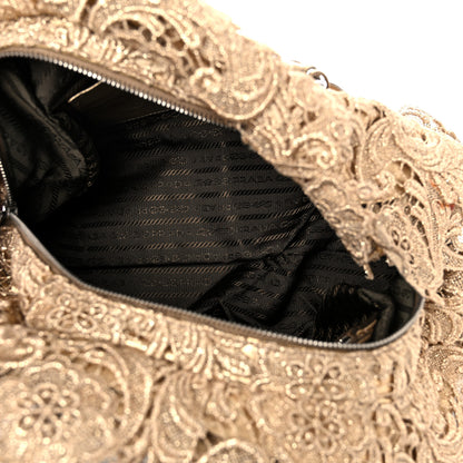 Prada Lace Pizzo S Bowler Gold 5 of 11