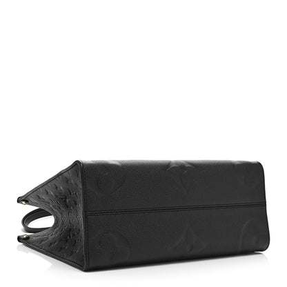 Louis Vuitton Empreinte Monogram Giant Onthego MM Black 4 of 9