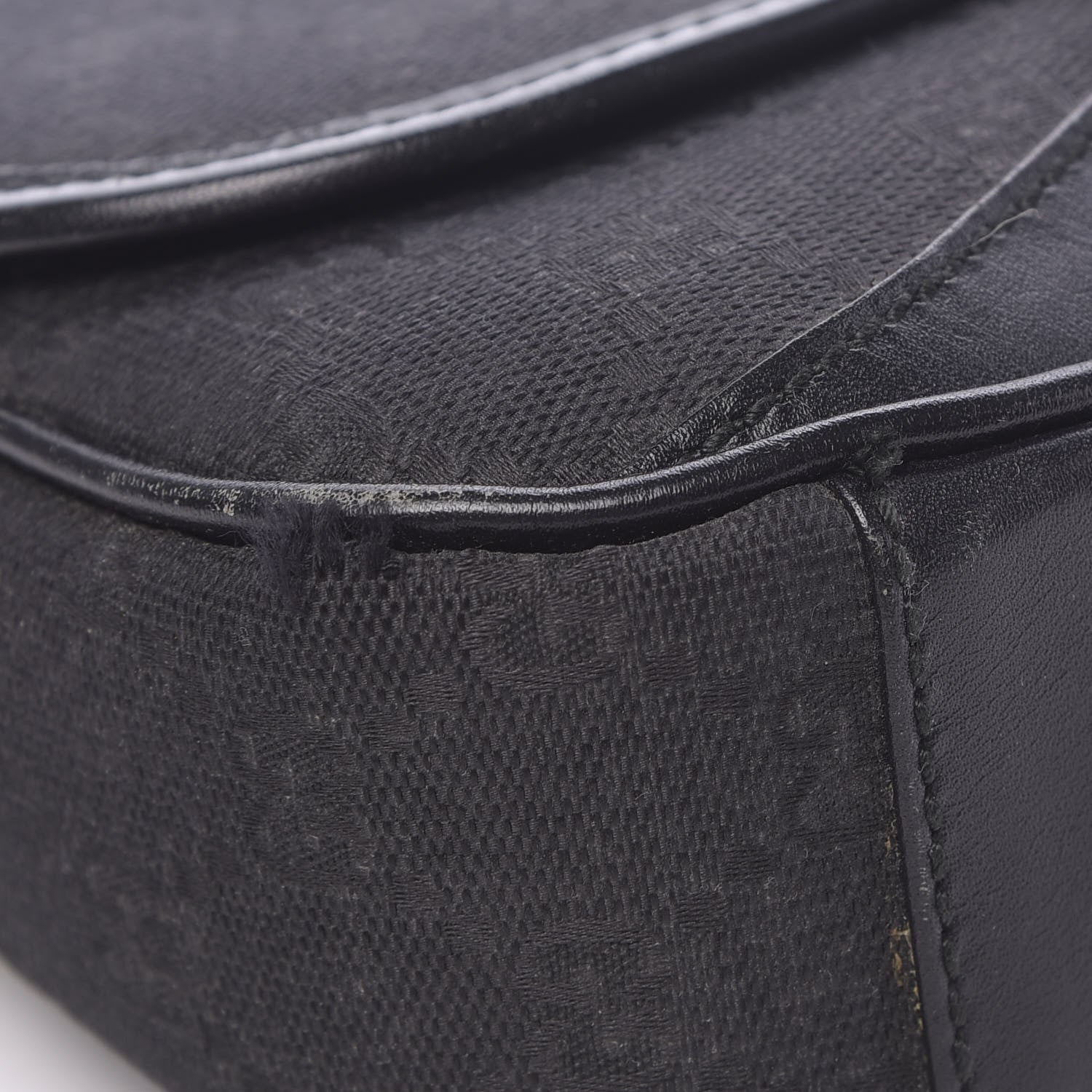 Gucci Monogram Shoulder Bag Black 10 of 15