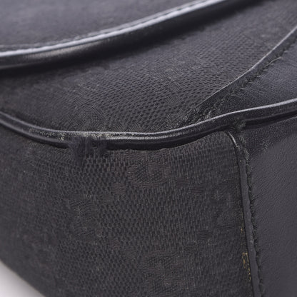 Gucci Monogram Shoulder Bag Black 10 of 15