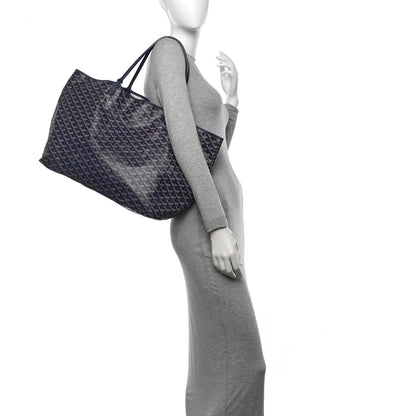 Goyard Goyardine Saint Louis GM Navy 2 of 12