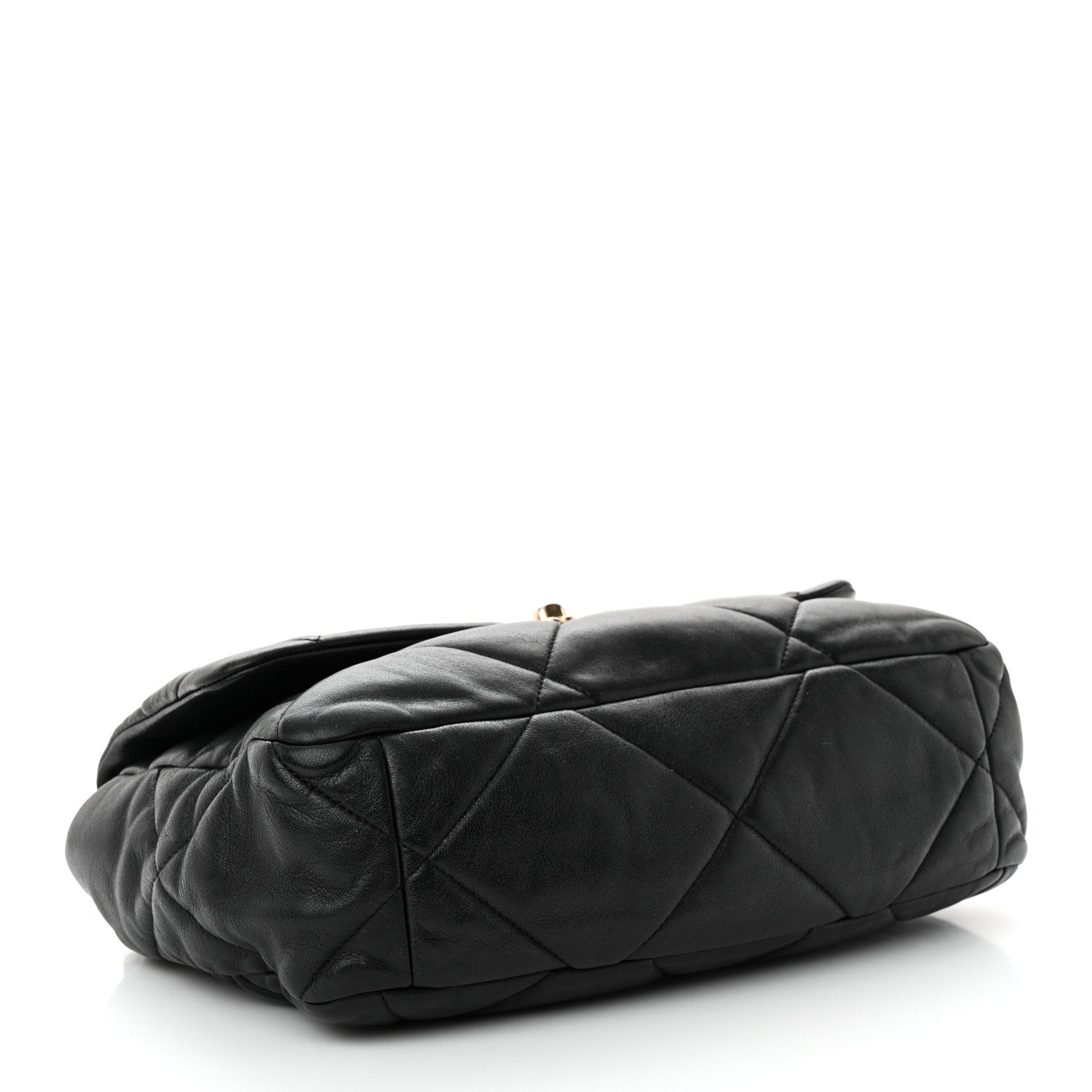 Chanel Lambskin Quilted Large Chanel 19 Flap Black 4 of 14