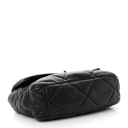 Chanel Lambskin Quilted Large Chanel 19 Flap Black 4 of 14