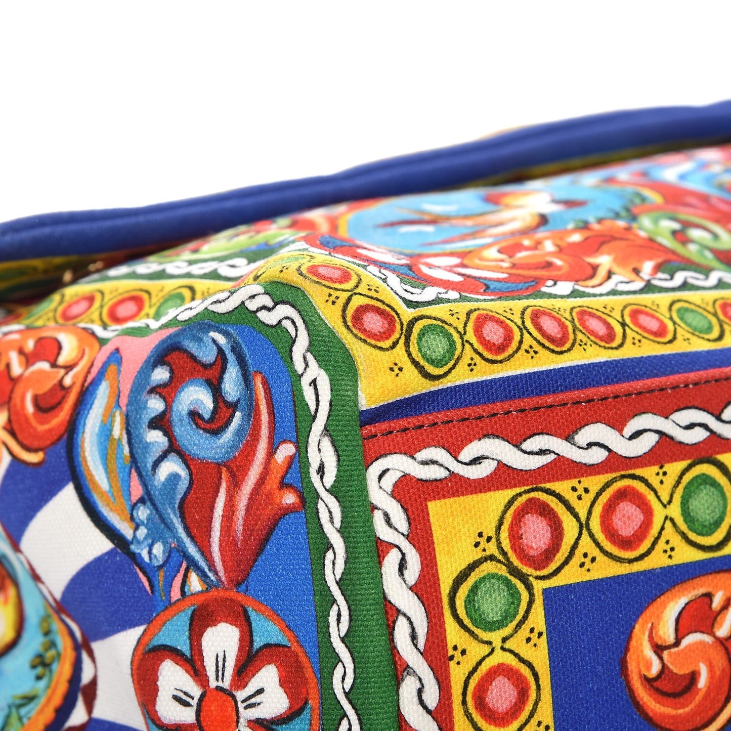 Canvas Court Printed Extra Large Miss Sicily Satchel Multicolor