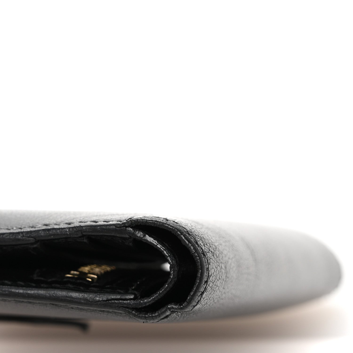 Hermes Evergrain Bearn Compact Wallet Black 10 of 12