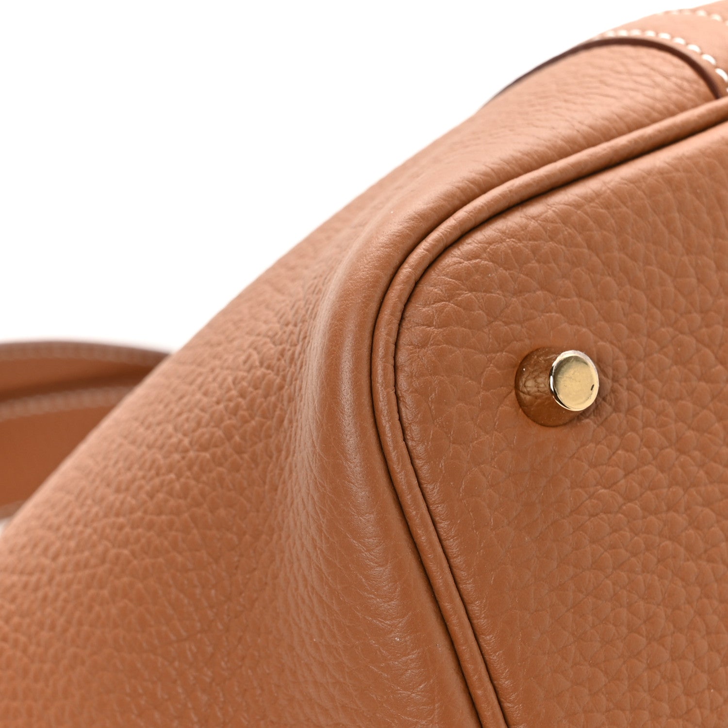 Hermes Taurillon Clemence Picotin Lock 22 MM Gold 11 of 13