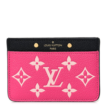 Louis Vuitton Empreinte Spring In The City Card Holder Black White Pink 1 of 7
