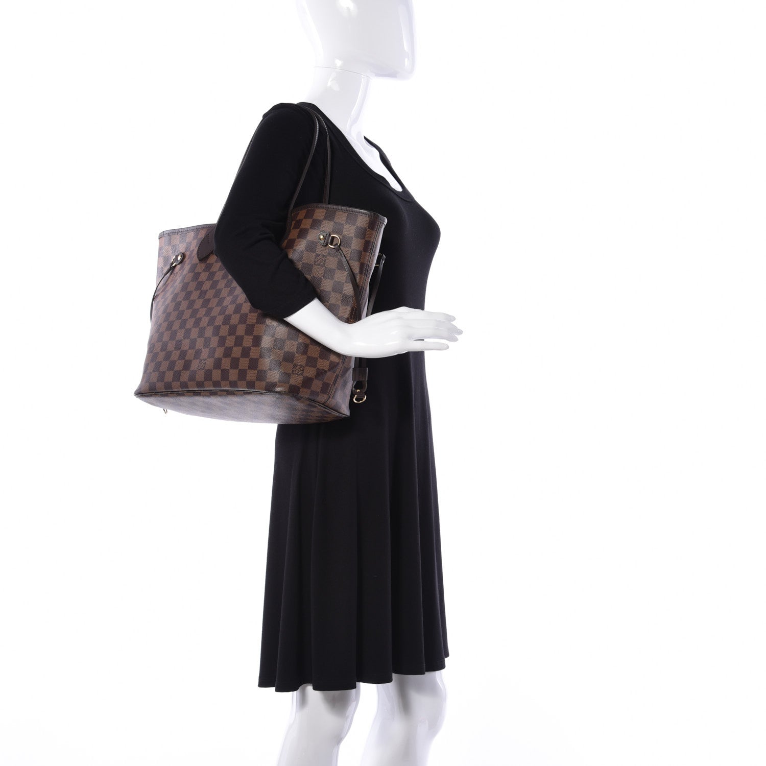 Louis Vuitton Damier Ebene Neo Neverfull MM 2 of 8