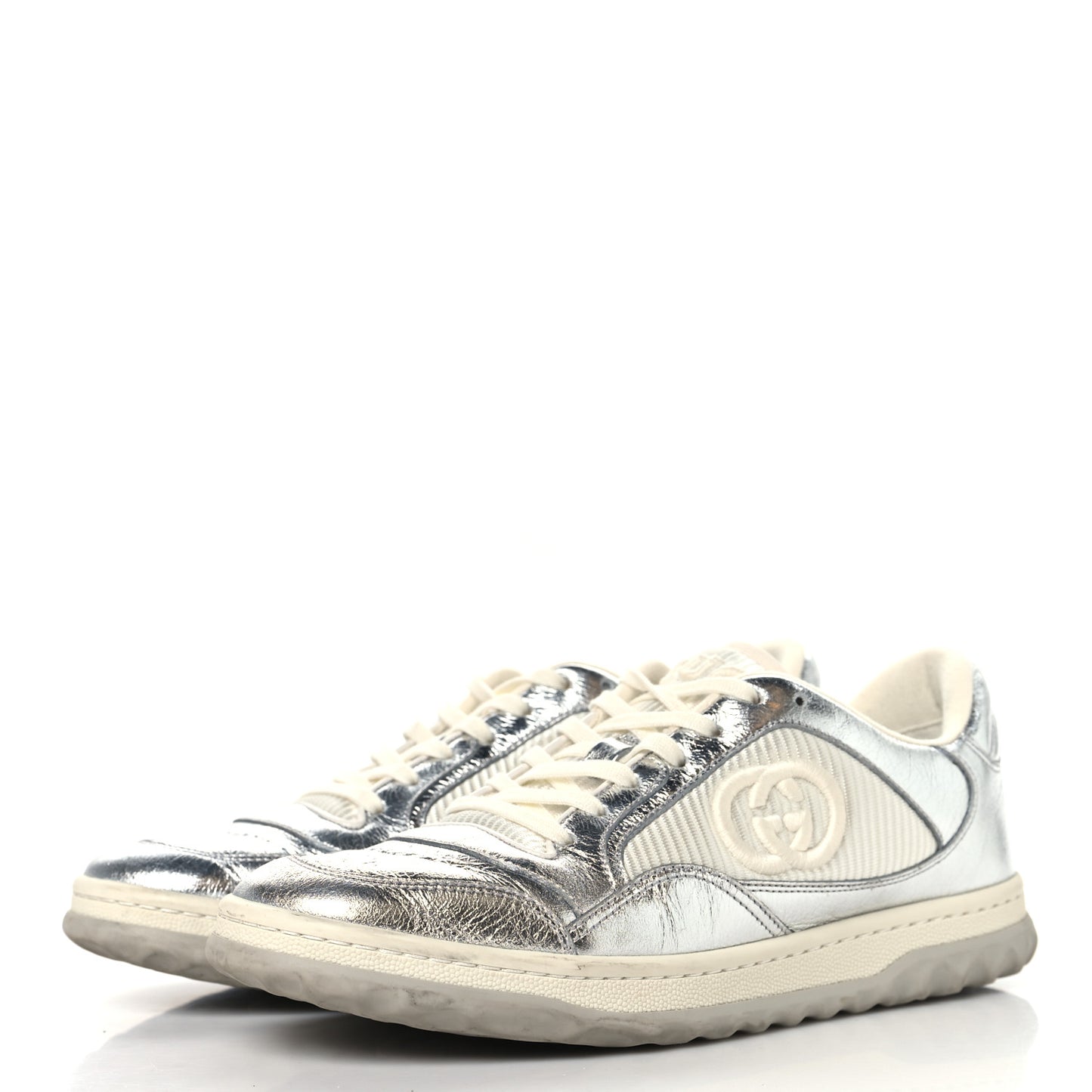 Metallic Nappa MAC80 Womens Sneakers 39 Silver