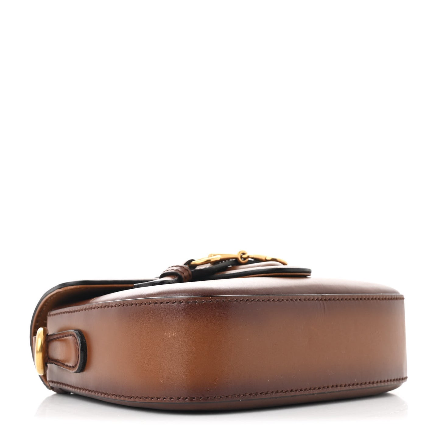 Calfskin Small Lady Web Shoulder Bag Cuir