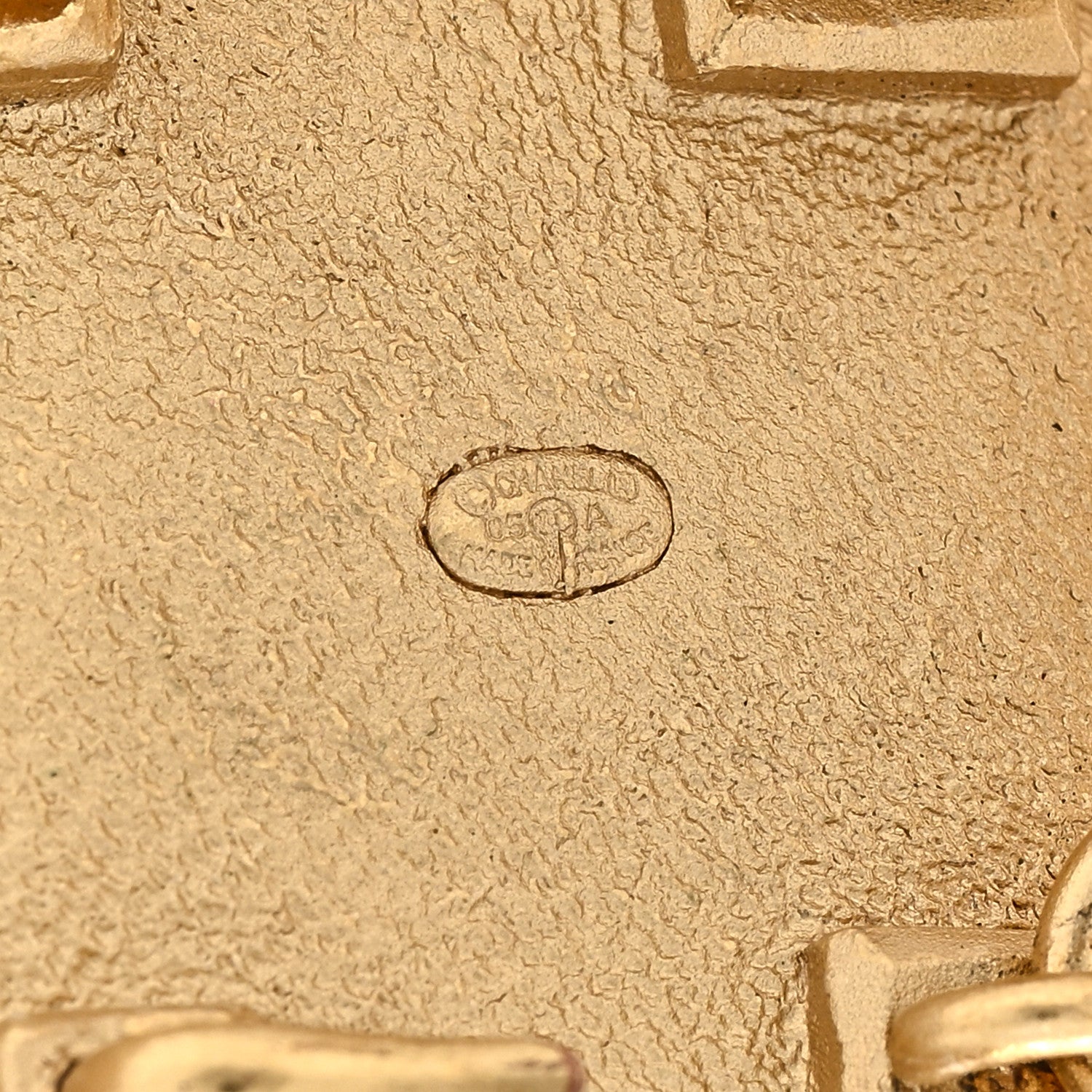 Chanel Metal Natural Stones Logo Chain Belt Gold 4 of 4