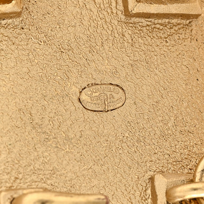 Chanel Metal Natural Stones Logo Chain Belt Gold 4 of 4