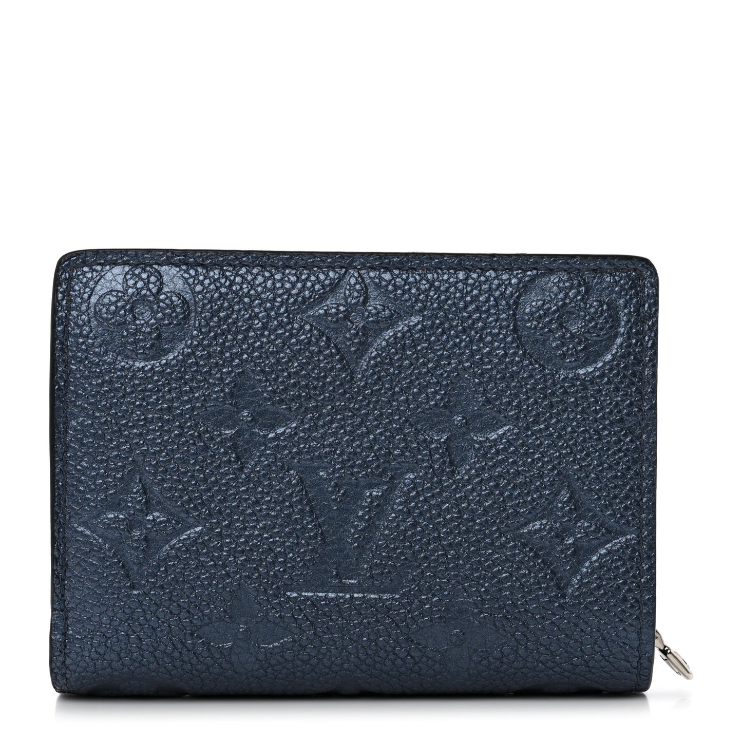 Metallic Empreinte Clea Wallet Navy Nacre