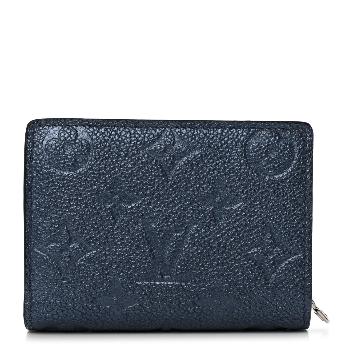 Louis Vuitton Metallic Empreinte Clea Wallet Navy Nacre 1 of 6