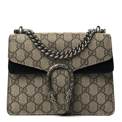 Gucci GG Supreme Monogram Mini Dionysus Shoulder Bag Black 1 of 10