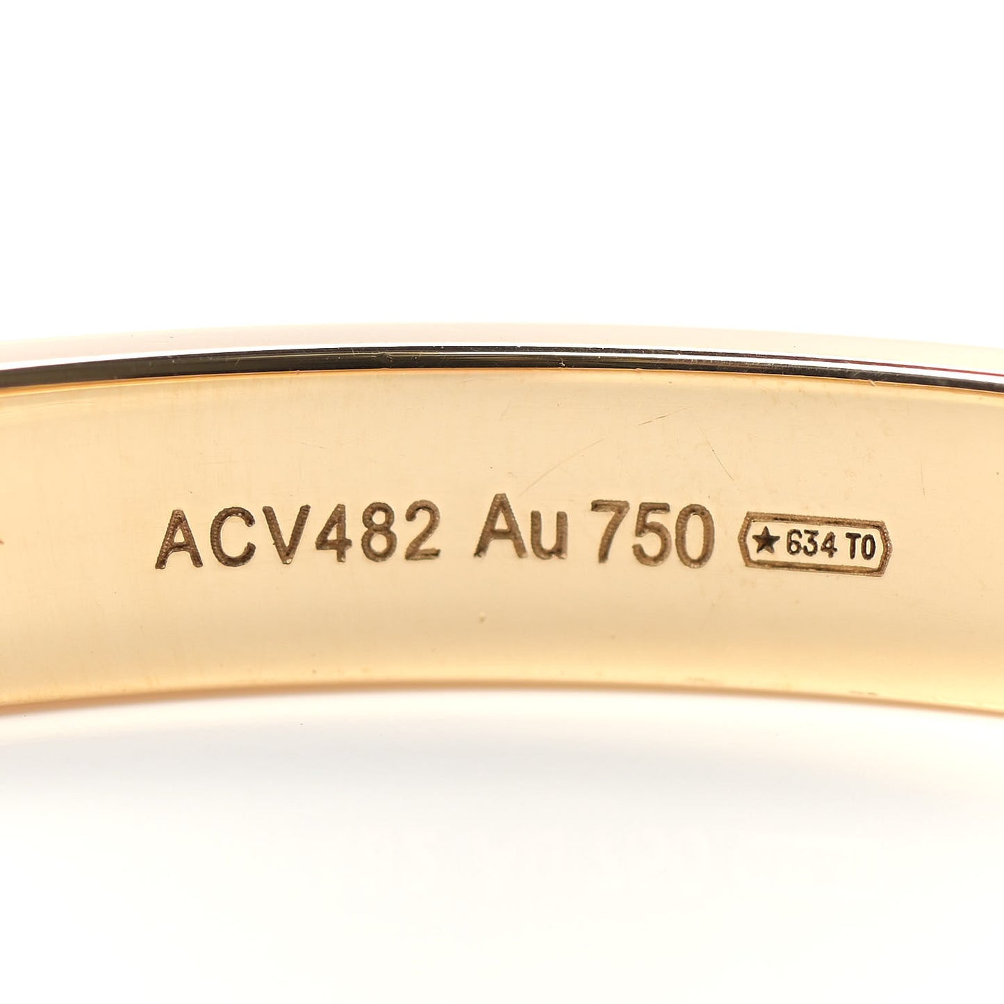 18K Yellow Gold LOVE Bracelet 19