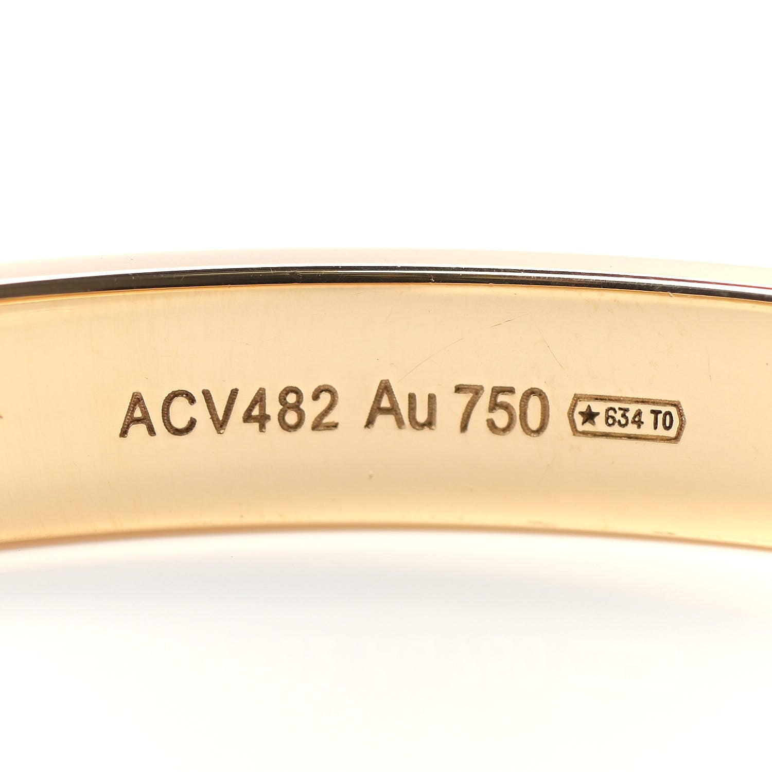 Cartier 18K Yellow Gold LOVE Bracelet 19 4 of 4