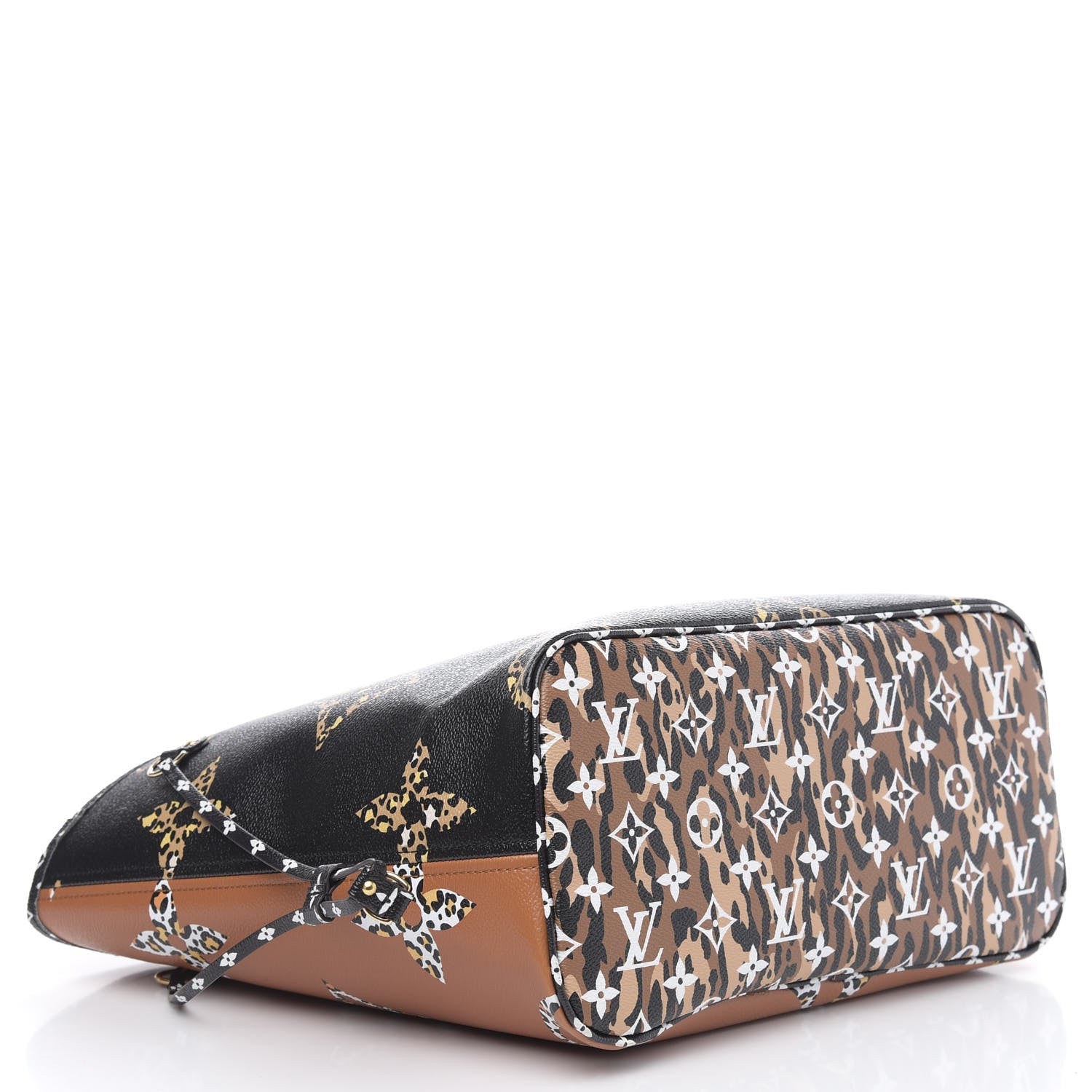 Louis Vuitton Monogram Giant Jungle Neverfull MM Black 4 of 9