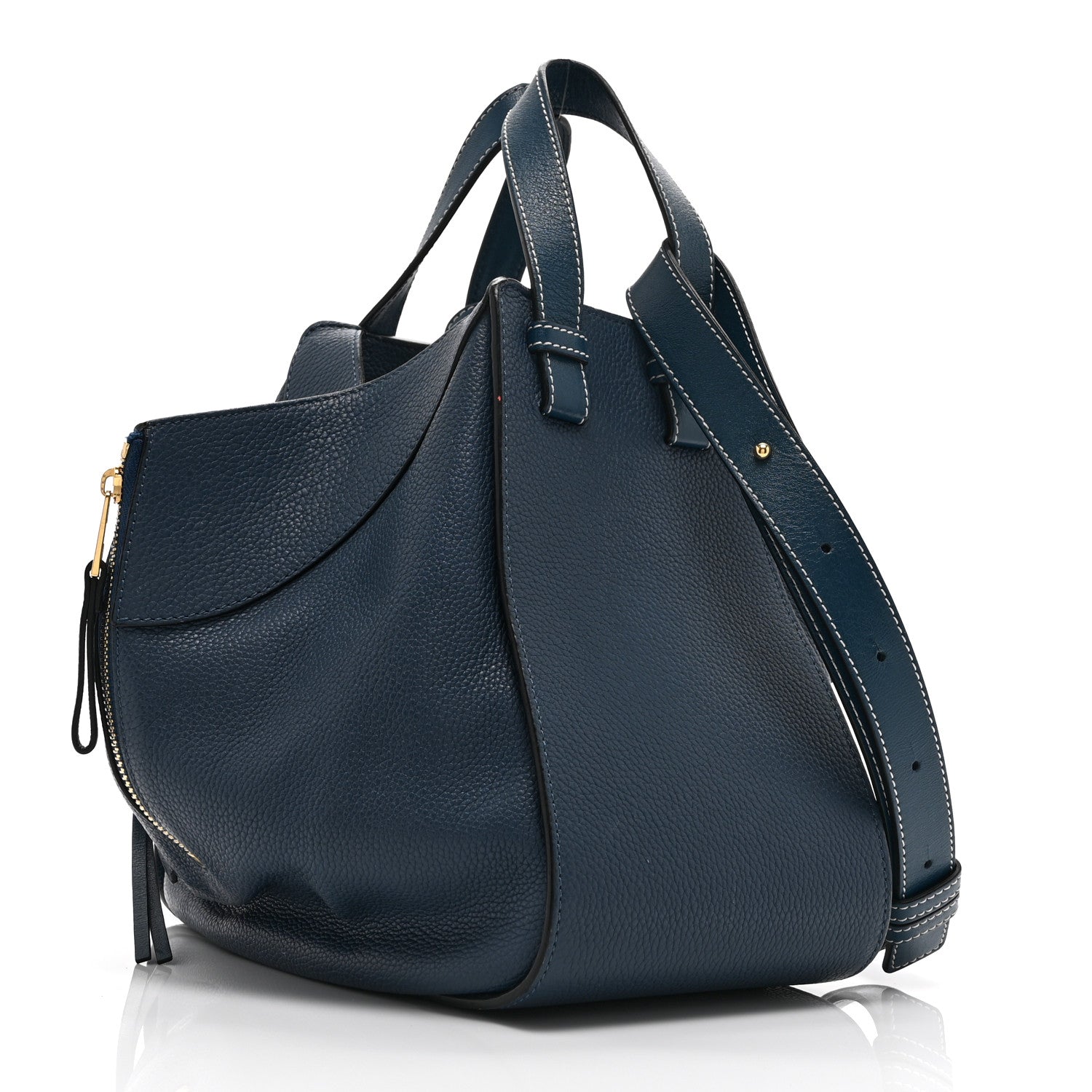Loewe Grained Calfskin Small Hammock Shoulder Bag Marine 3 of 10