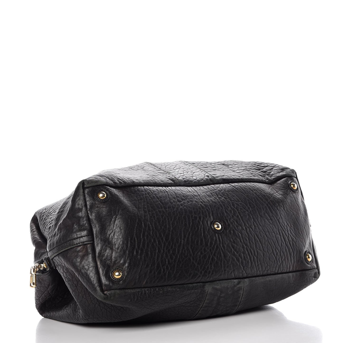Pebbled Lambskin Medium Easy Sac Black