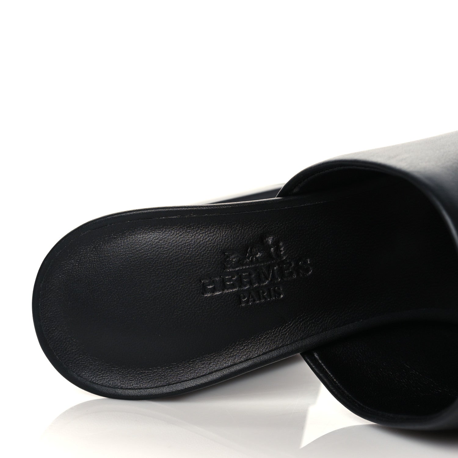 Hermes Calfskin Camilla Mules 35.5 Black 8 of 10