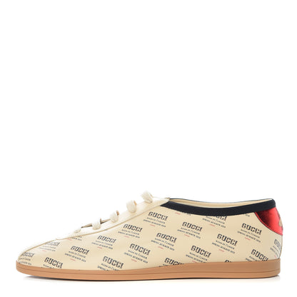 Gucci Calfskin Stamp Print Mens Falacer Sneakers 10 Off White 1 of 9