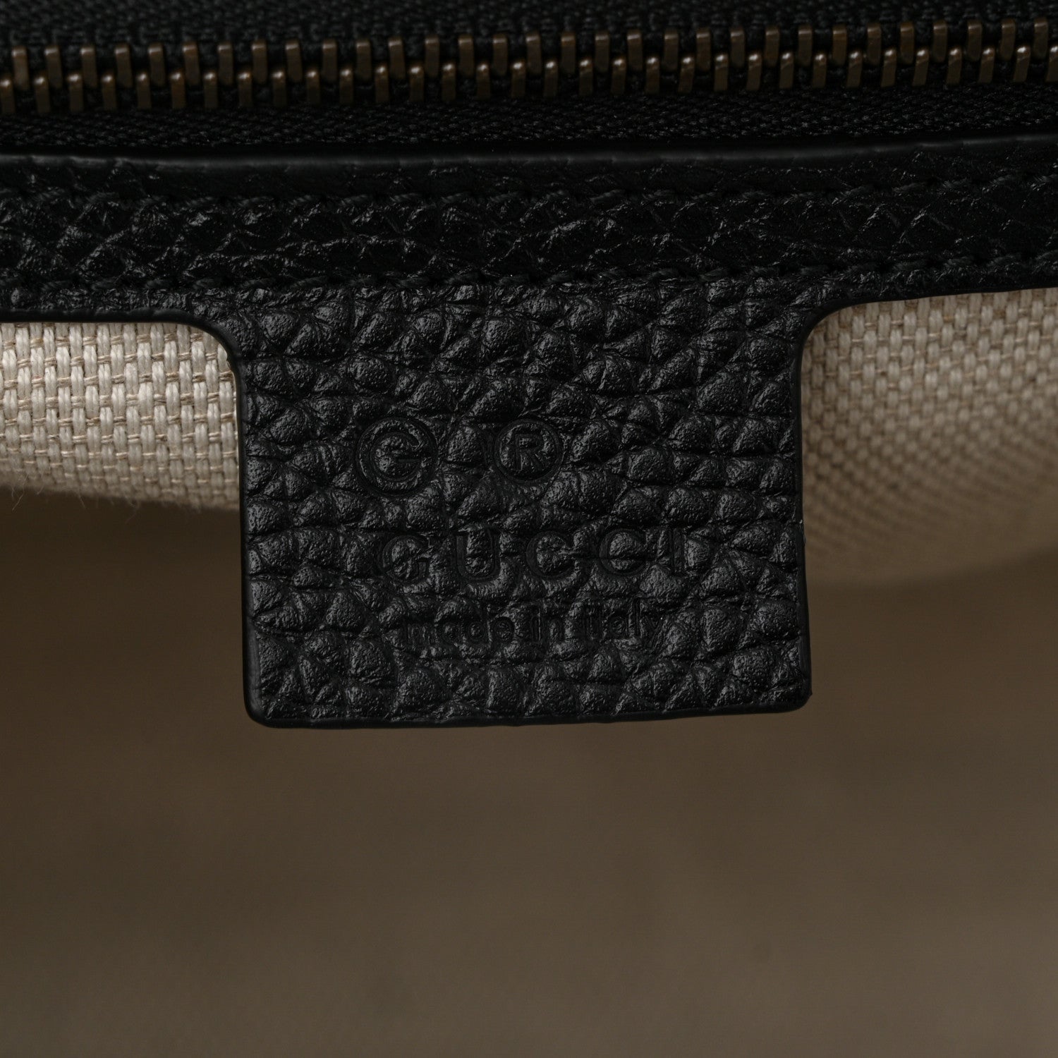 Gucci Calfskin Small GG Marmont Top Handle Bag Black 6 of 10