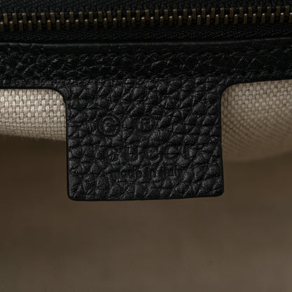 Gucci Calfskin Small GG Marmont Top Handle Bag Black 6 of 10