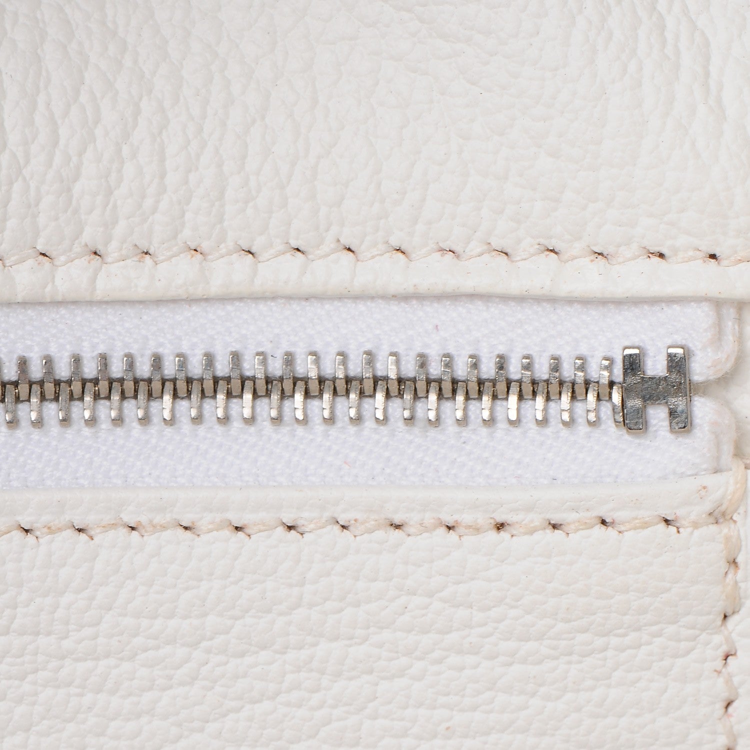 Hermes Togo Horseshoe Birkin 35 Sanguine White 20 of 42