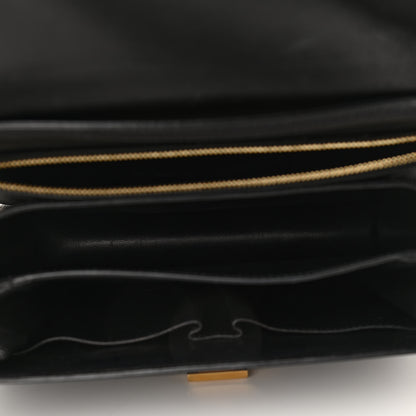 Celine Liege Calfskin Medium Classic Box Flap Bag Black 5 of 10