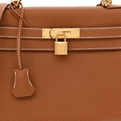 Hermes Togo Kelly Retourne 28 Gold 8 of 10