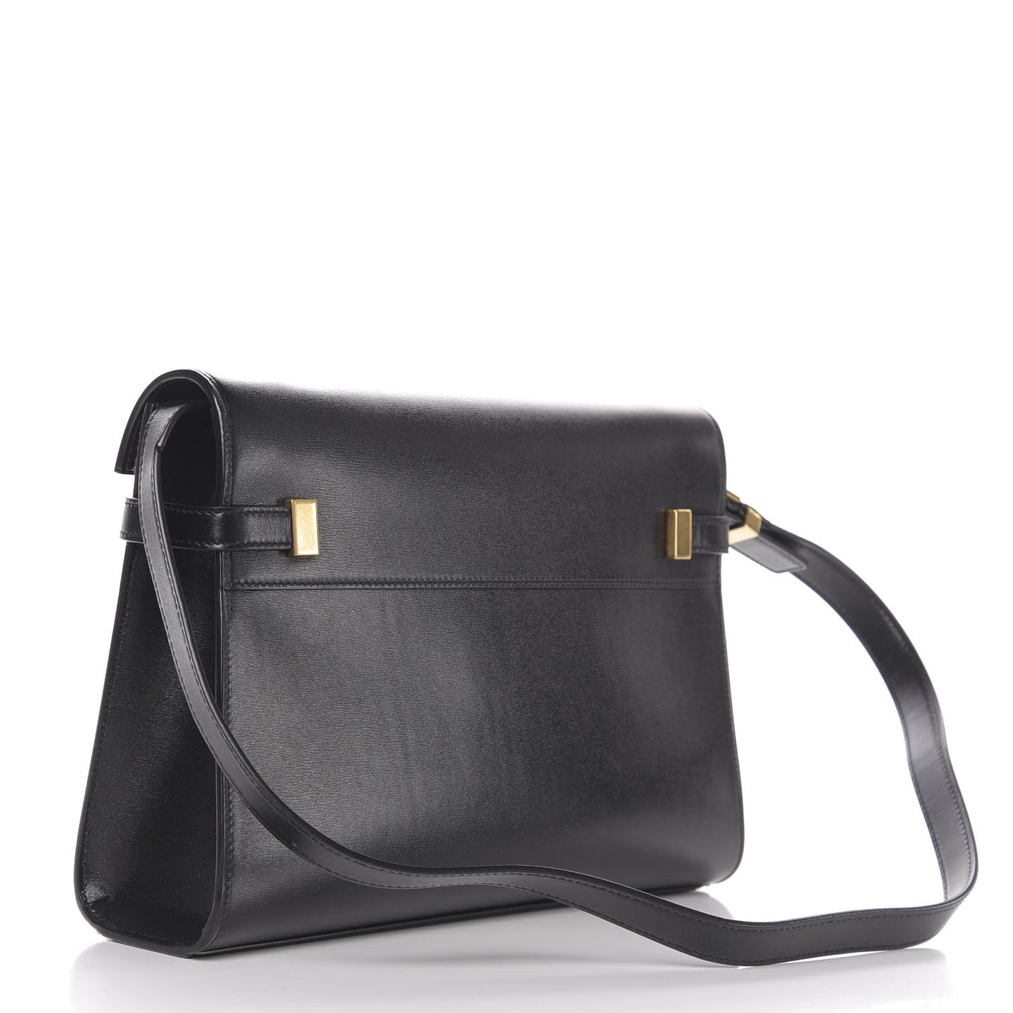 Calf hair Calfskin Manhattan Baguette Black