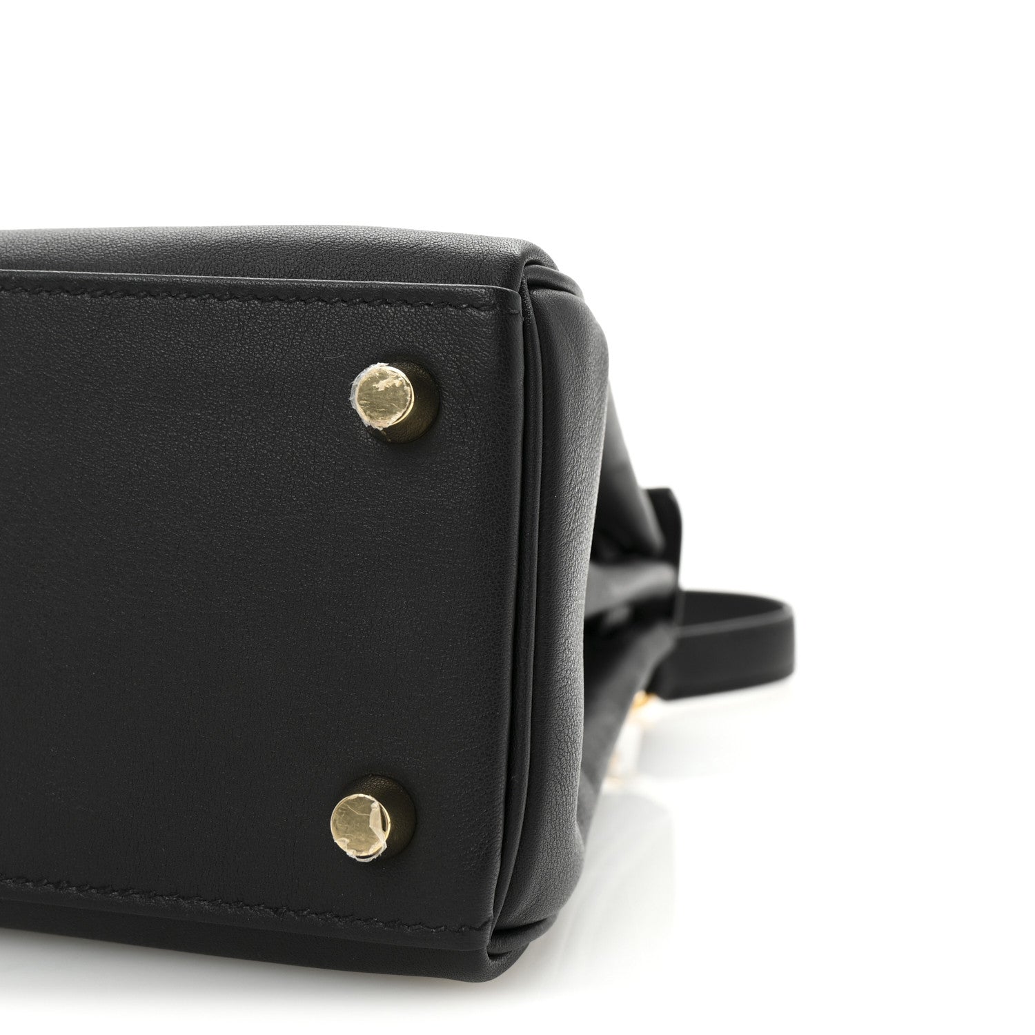 Hermes Swift Kelly Retourne 25 Black 10 of 10