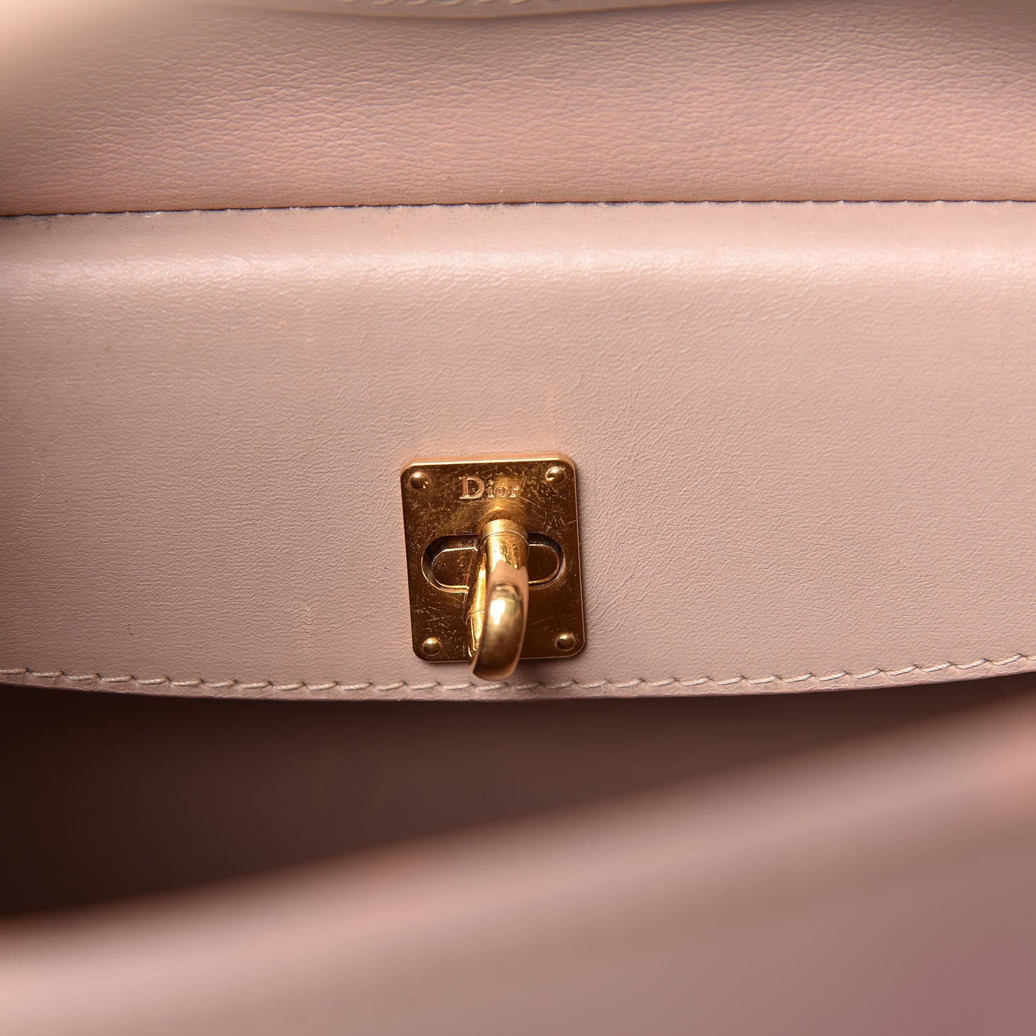 Christian Dior Calfskin Medium Bar Tote Light Pink 9 of 29