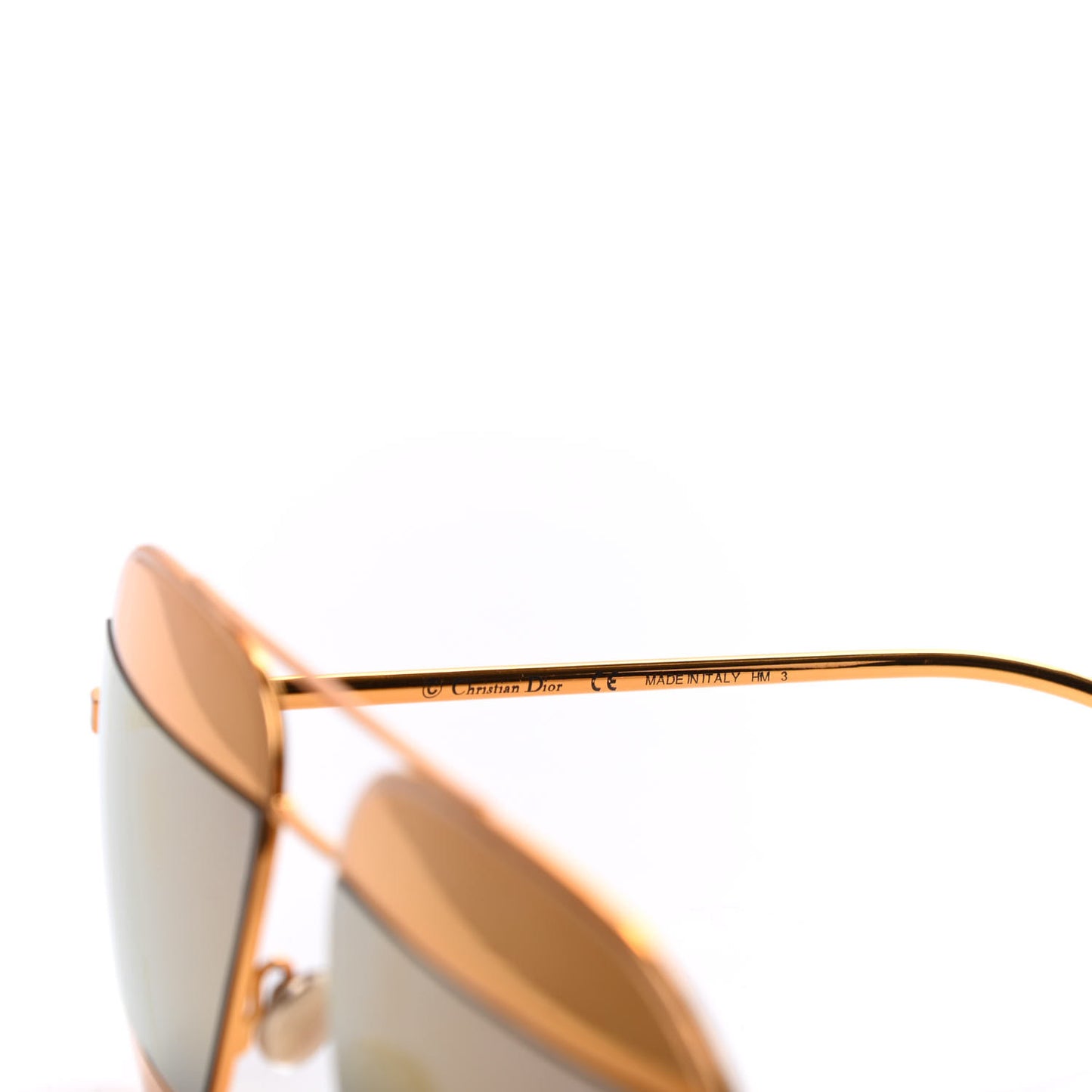 Split 1 Aviator Sunglasses Gold