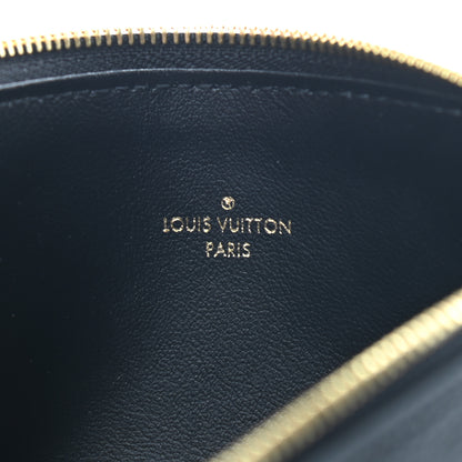 Louis Vuitton Empreinte Felicie Chain Wallet Zippered Insert Black 6 of 6