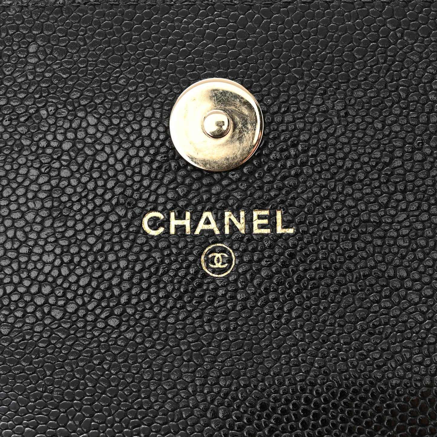 Caviar Quilted Business Affinity Clutch With Chain Black
