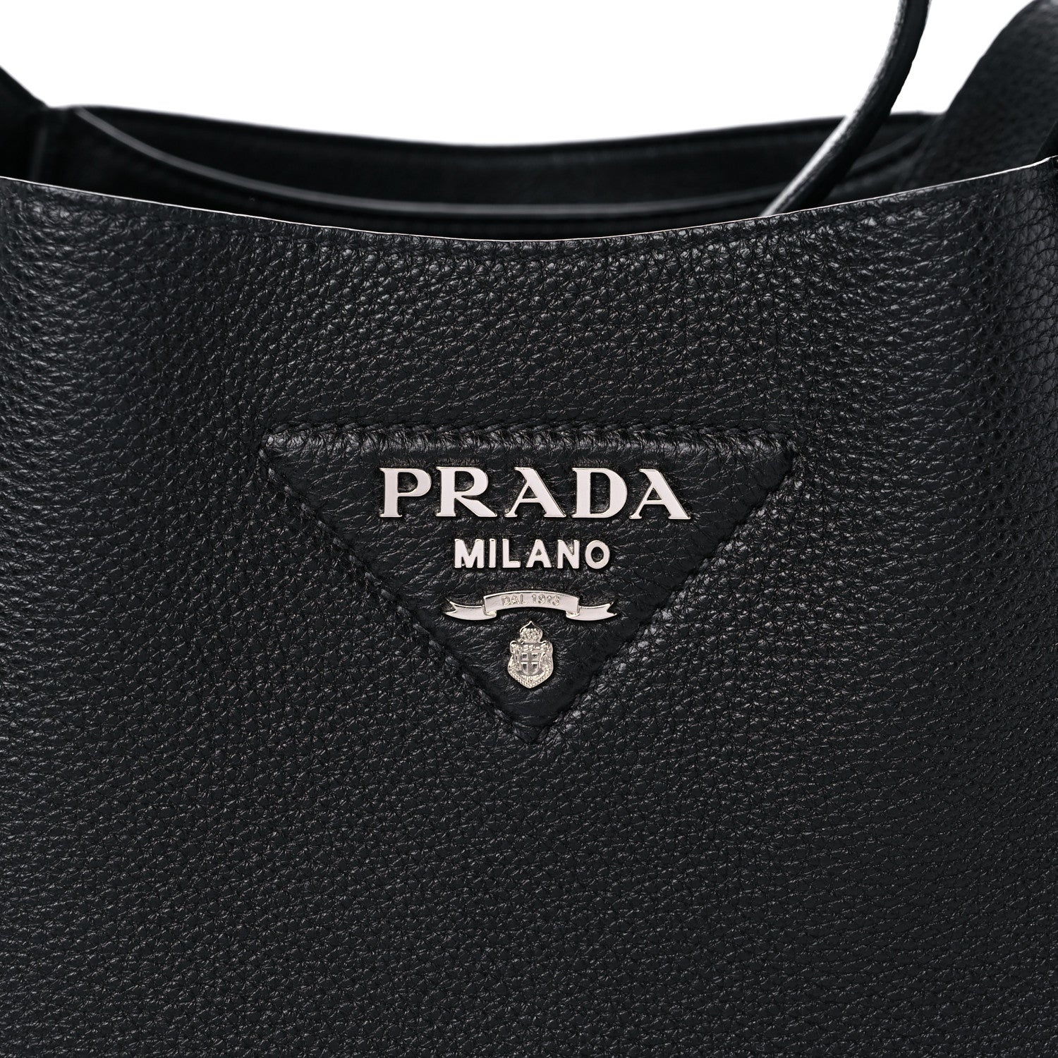 Prada Vitello Daino Dynamique Hobo Black 11 of 11