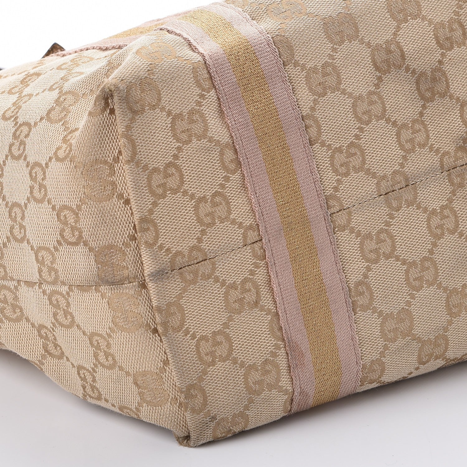 Gucci Monogram Medium Jolicoeur Tote Metallic 8 of 10