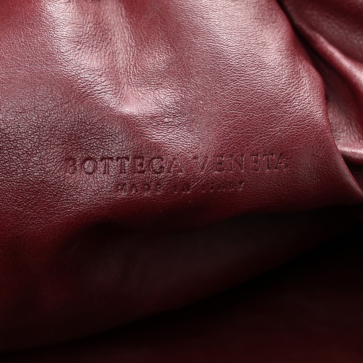 Bottega Veneta Smooth Butter Calf The Pouch Oversized Clutch Bordeaux 6 of 10